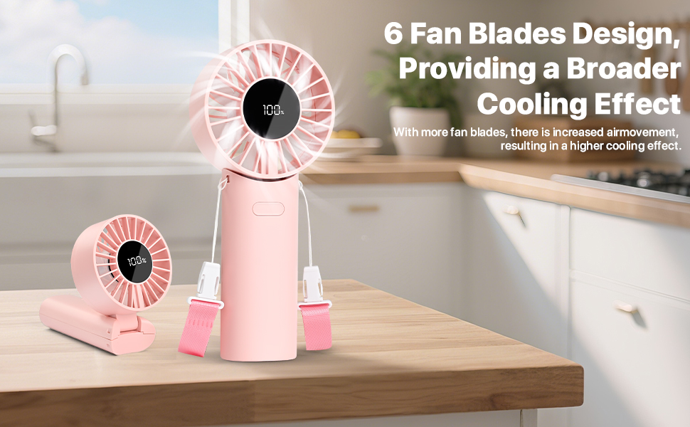 Personalized Smart New Arrivals USB Foldable Mini Rechargeable HandHeld Fan for Outdoor Ventilator Mini Portable Fan or Neck Fan
