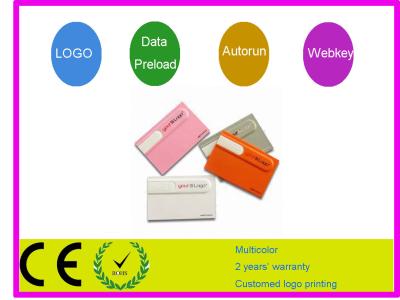 Memoria USB delgada AT-045E de la tarjeta de crédito