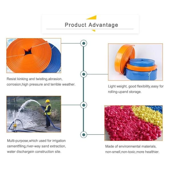 Agriculture Irrigation Layflat PVC Flexible Hose