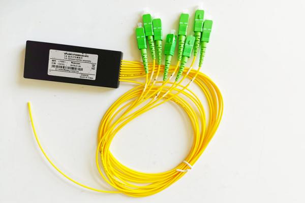 1x8 SC APC  Fiber Cable Splitter compact assembly G.657A2 with 1.8mm