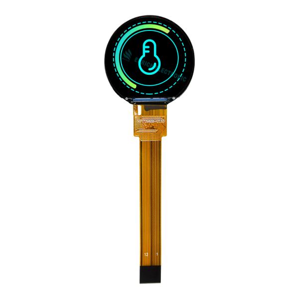 0.99 Inch Circular TFT LCD Display 125x115 Resolution SPI Compact