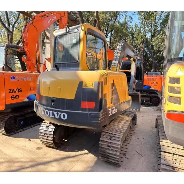Boa condição 5500KG Vollvo Excavator EC55C de segunda mão com motor Vollvo D3.1D