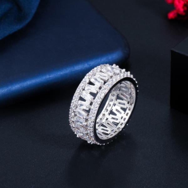 Modian Authentic 925 Sterling Silver Simple Love AAAAA Zirconia Sparkling Finger Ring For Women Female Wedding Jewelry