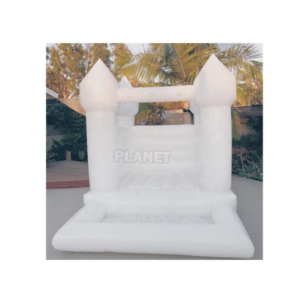 Decoration Wedding Outdoor Mini Jumping Inflatable Bouncer White Bounce House