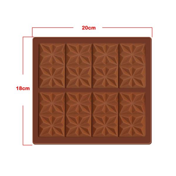 MHC Custom Deep Small Dubai Chocolate Silicone Mould , Dubai Chocolate Bar Silicone Mould