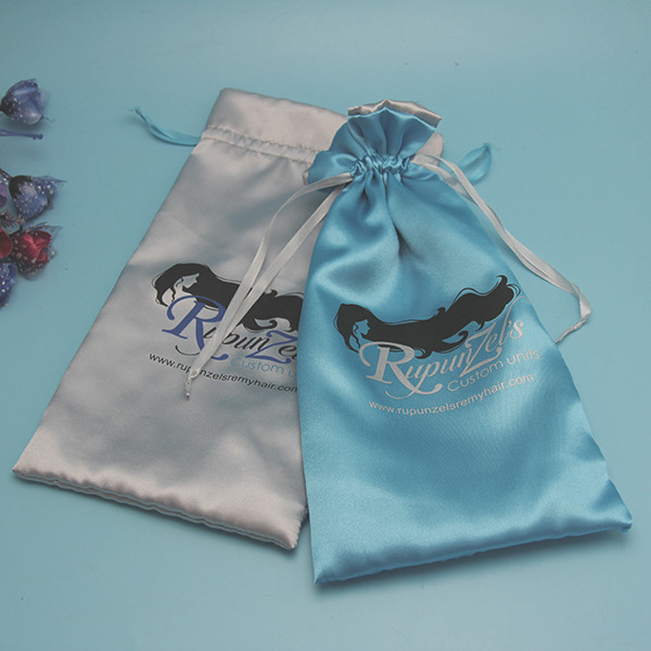 Сумки роскошного Силк расширения волос сатинировки упаковывая, персонализированные сумки Органца сатинировки