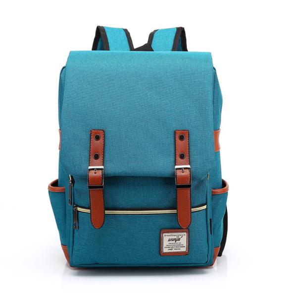 The new outdoor men and women personalized retro fashion canvas backpack shoulder bag
