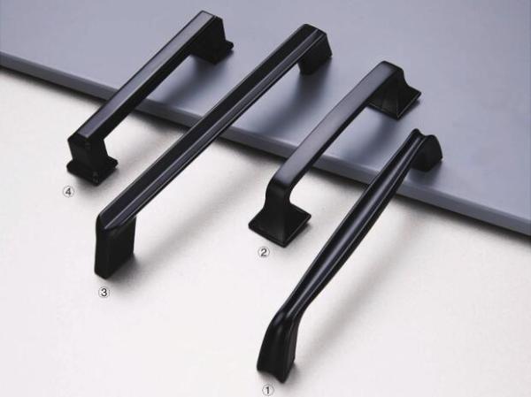 Black Matte Kitchen Cabinet Door Knobs And Handles With Different Types