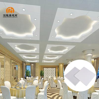 Modern Design Office Hotel Flase Aluminum Metal Ceil Building Material 2X2 Drop Ceiling Tiles