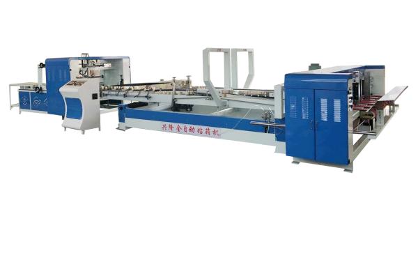 Computer Control Box Folder Gluer Machine 3 5 Ply Corrugated Board Auto Feeder