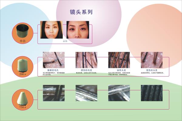 ODM Skin Scanner UV Analysis Machine / Skin And Hair Analyzer Machine