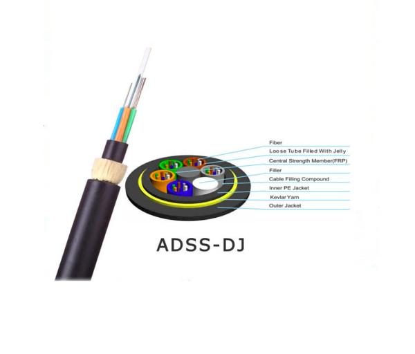 Grounding Armored Fiber Optic Cable 4/6/8/12 Core Rodent Proof Direct Buried