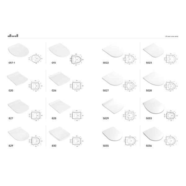 UF cubierta de asiento sanitario cerámica para baño