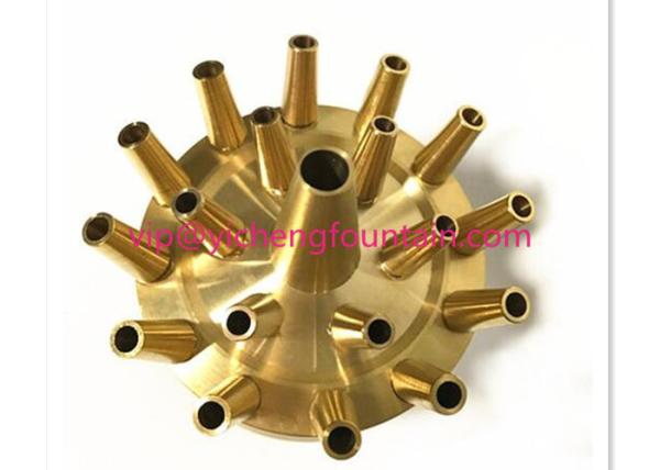Fixed 3 Layer Blossom Flower Water Fountain Nozzles 8.5 Meters Spray Height