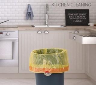 Sample 13 20 30 40 42 55 Gallons Drawstring Garbage Bag for House and Restaurant