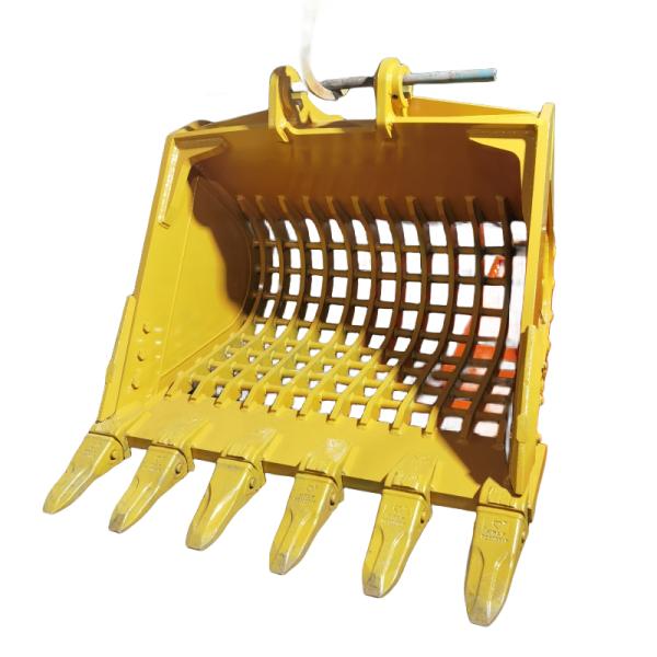 Le moteur de l'excavatrice est de haute qualité et durable.