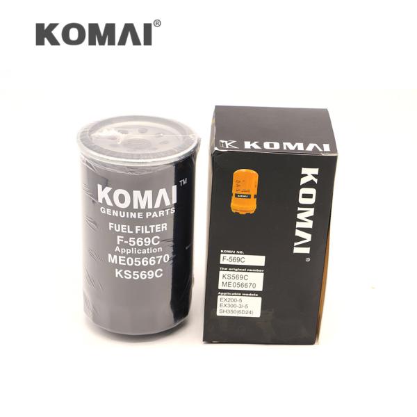 Rotação diesel das máquinas escavadoras de Kobelco Hitachi - no filtro de combustível ME056670 4326739 FF5127