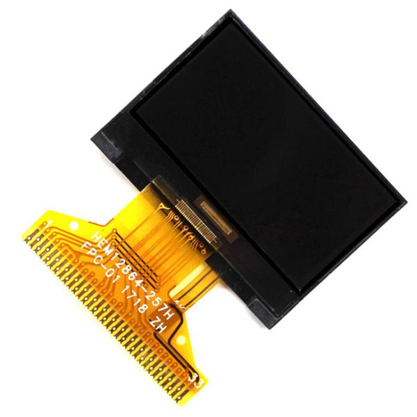 Customizable Monochrome Lcd Screen With White Backlight , Negative , Transmissiv Graphic Lcd Display