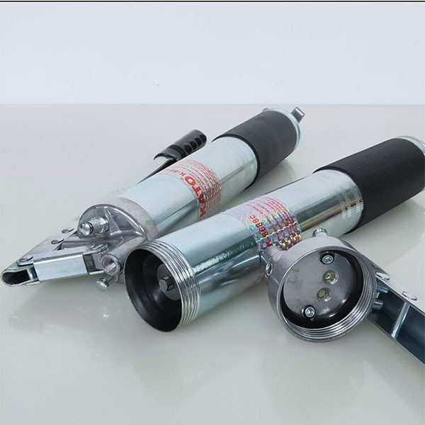 Silver Hand Pump Grease Gun Single Rod 600cc Air Operated