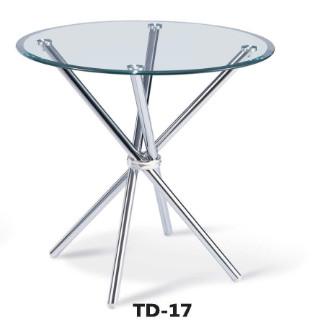 Modern round glass coffee furniture table
