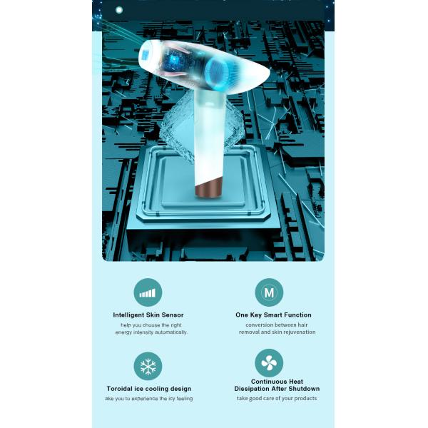 Painless Ice Cool Hair Removal Electric Laser Hair Removal Shaver