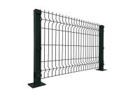 Quadro V soldado Curvy Mesh Security Fencing do metal
