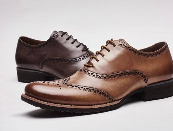 Handmade Mens Leather Tassel Loafers , Banquet Mens Leather Smoking Slippers