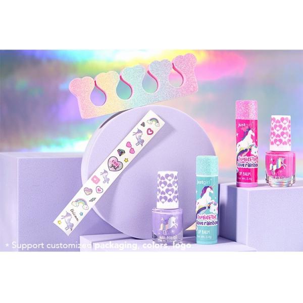 Safety Nail Art Package Kit Nail Paint Art Kit With Unicorn Drinking Cup