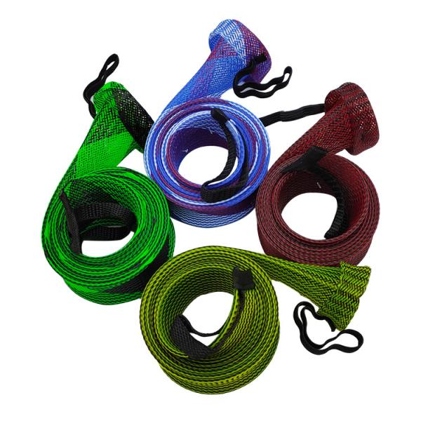 Mixed Color Black Fishing Rod Socks For Freshwater And Saltwater Protection