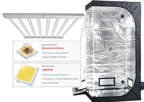 Horticulture 680W Led Hydroponic Grow Lights For Medicinal Plants
