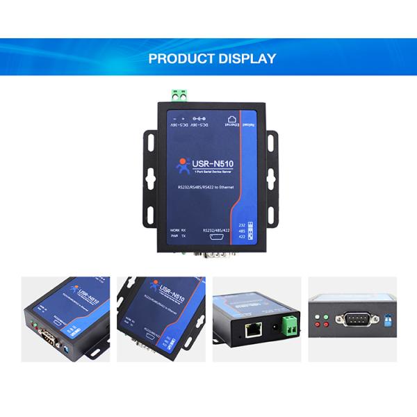 PUSR USR- N510 Industrial Modbus Gateway Serial RS232 RS485 RS422 To Ethernet Converter With AT Command Function IoT Device