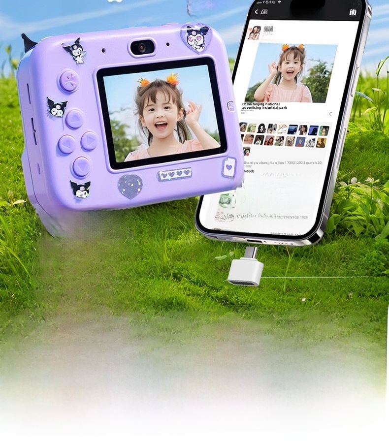 DLC MA14 New Model Instant Camera Children CMOS Sensor MicroSD MP3 Full HD Video 120 Wide Angle Direct Print Color Photos Filter