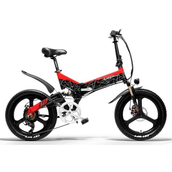G650 Foldable 20 Inch Electric Bike Rear Suspension Alloy Crown Suspension Fork