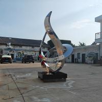 Stainless Steel Sculpture Factory | Custom Mirror Ribbon Art Manufacturer for Miami & Global Projects