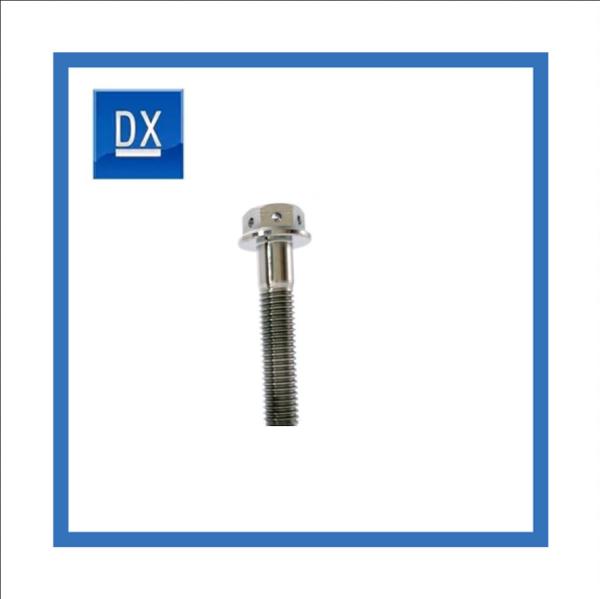 Door Lock Titanium Nuts And Bolts , Titanium Flange Bolts for racing motorcycle