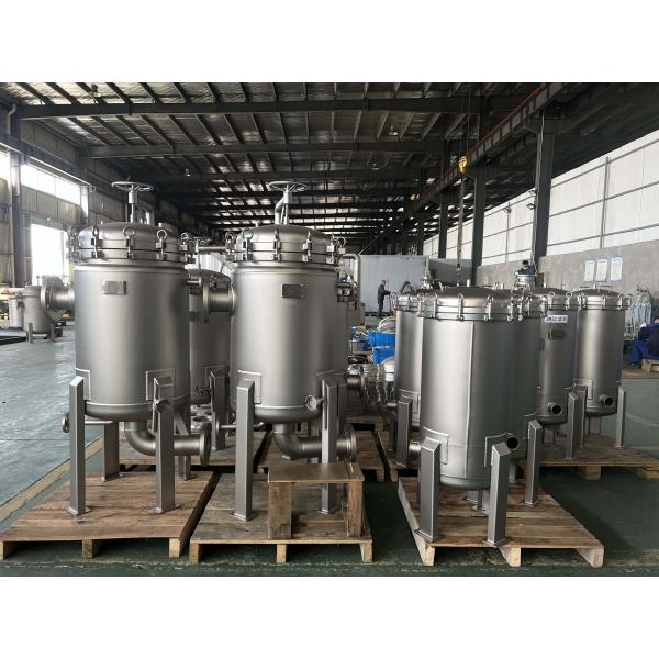 12 Water Multi Bag Filter Housing Stainless Steel Treatment For Paints / Liquid