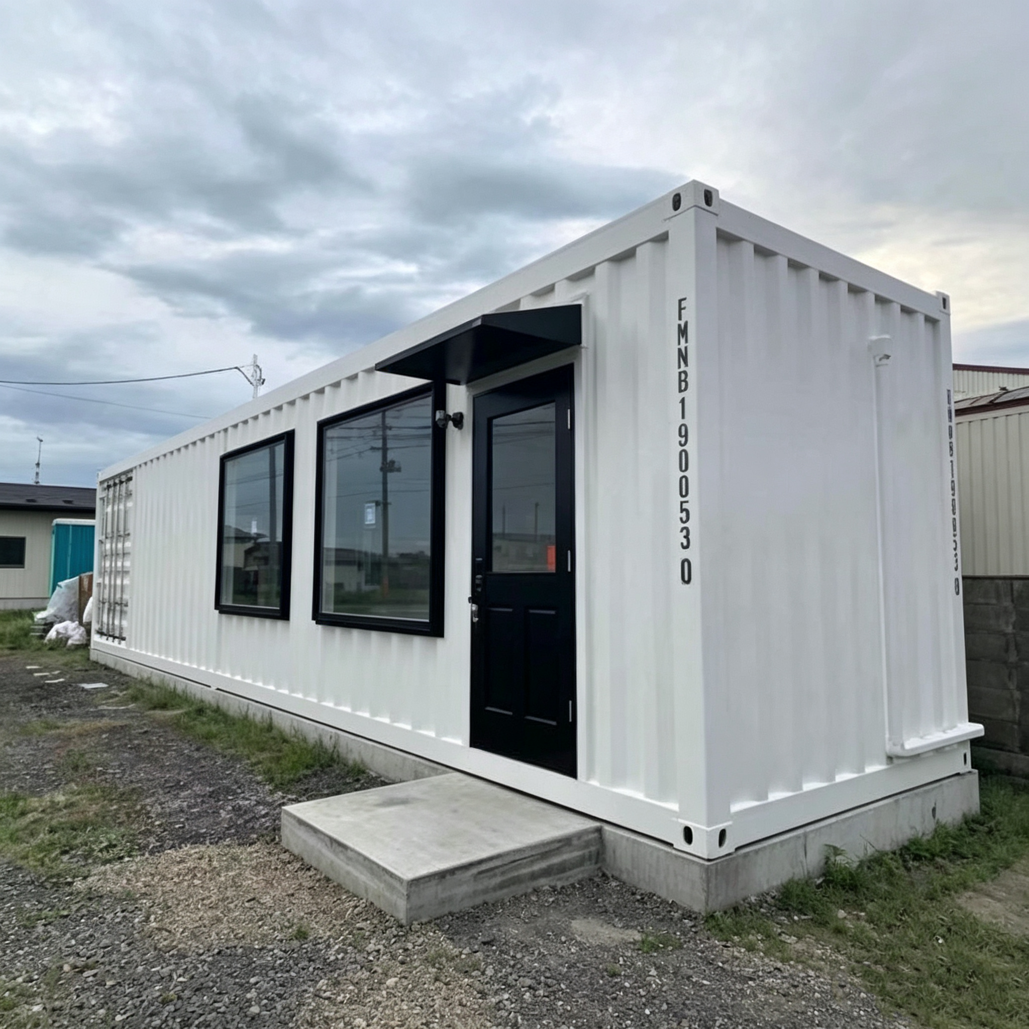 FOREMOST 40HC Outdoor Prefab Beauty Salon Studio Mobile Commercial Cabin Commercial Use Container House