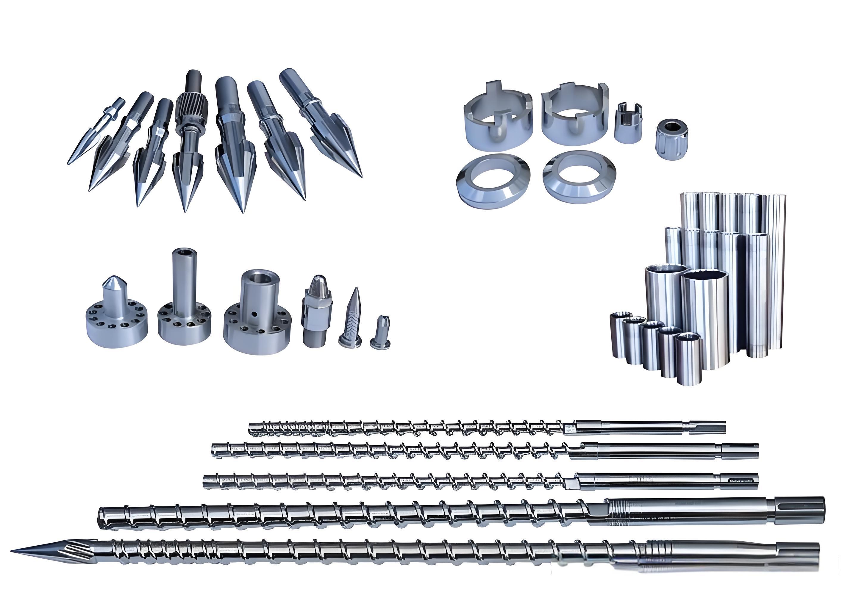 Anti-Corrosion Alloy Injection Screw Barrel Specialized for PVC CPVC Acid Plastic Raw Material