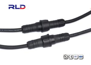 fio fêmea de 2Pin 3 Pin Waterproof Cable Connector Male para prender o conector