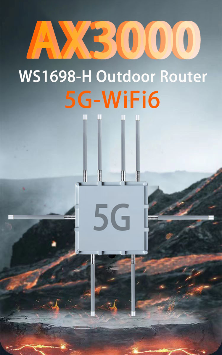 Внешний беспроводный маршрутизатор 5G Wi-Fi 3000Mbps Chip MT7981B Dual Band 5G