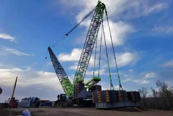 Used Hydraulic Crawler Crane 2020 Model  ZOOMLION ZCC5200S Boom 106m With Superlift