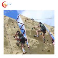 Os esportes protegem contra intempéries a parede de escalada exterior ISO14001 colorido para crianças da escola