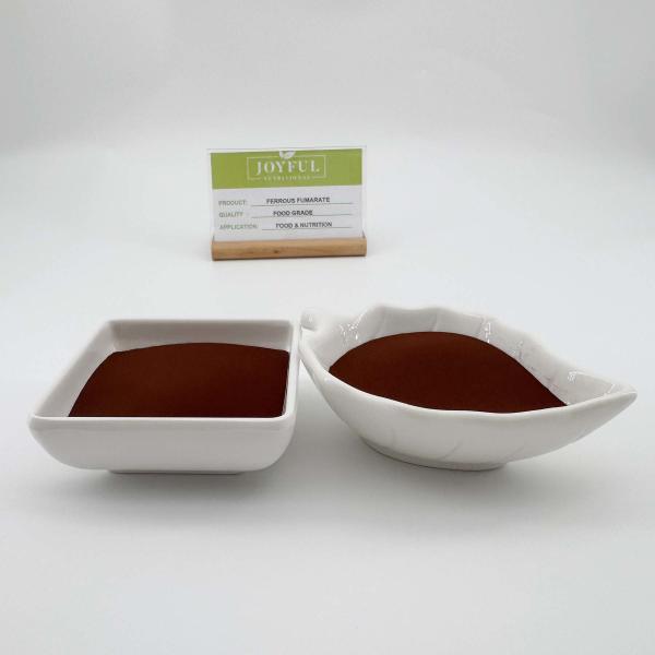 High Purity Food Grade Ferrous Fumarate Powder Low Impurity Ions FCC EP Standard