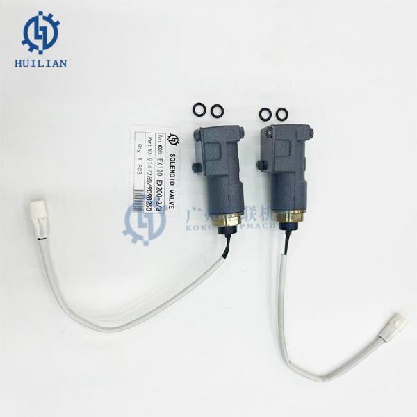 HITACHI Excavator EX120 EX200-2/3 Hydraulic Pump Solenoid Valve 9147260/ 9098250 Hydraulic Main Pump Solenoid for Machinery Parts