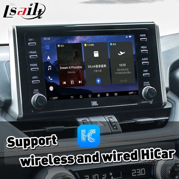 Lsailt Wireless Android Auto Carplay Interface for 2018-2023 Toyota RAV4 Majesty