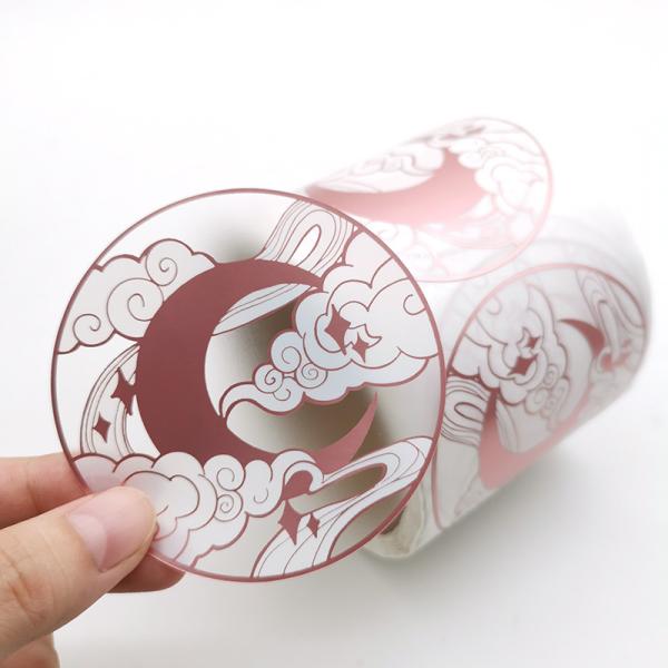 Ясная прозрачная пластмасса бумаги стикера винила для Costmetic