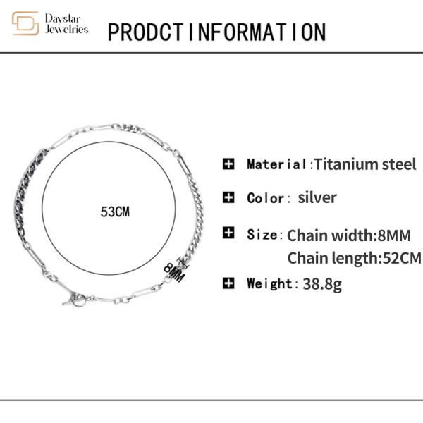 Ожерелье чокеровщика ключицы хмеля изготовленного на заказ ожерелья нержавеющей стали личности тазобедренное