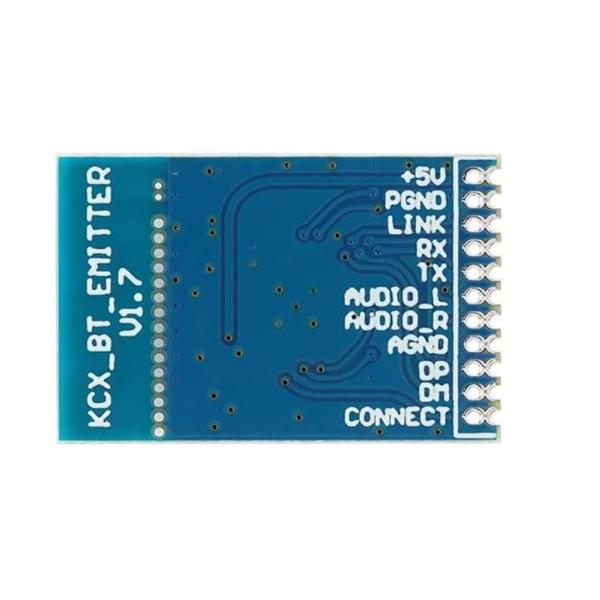 KCX_BT_EMITTER_V1.7 Bluetooth 5.3 аудиопередатчик и приемник Модульная плата 2 в 1 Модуль передачи музыки стерео беспроводной передачи