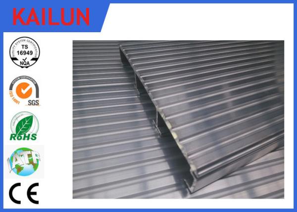 Waterproof Aluminum Decking Flooring with 6000 series T4 / T5 / T6 Anodized Aluminium Profile