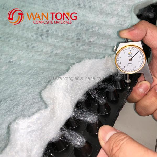 Продукты землеустройства HDPE Пластиковая дренажная ячейка для зеленой крыши Система на крыше гаража